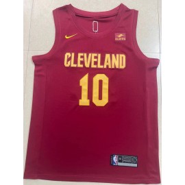 Camiseta Darius Garland #10 Cleveland Cavaliers 2023 Rojo