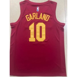 Artes literarias abrazo comida Camiseta Darius Garland #10 Cleveland Cavaliers 2023 Rojo ⋆ MiCamisetaNBA