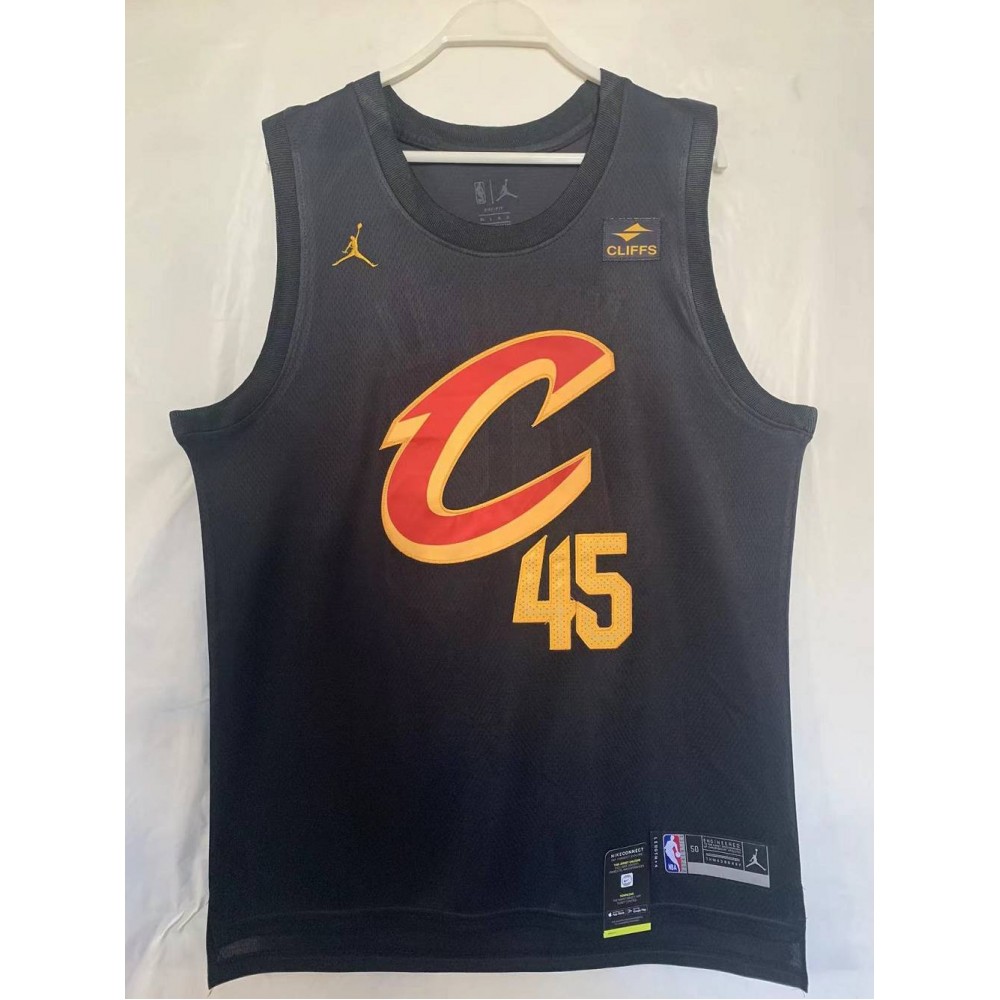 Camiseta Donovan Mitchell #45 Cleveland Cavaliers 2023 Negro Camiseta Donovan Mitchell #45 Cleveland Cavaliers 2023 Negro