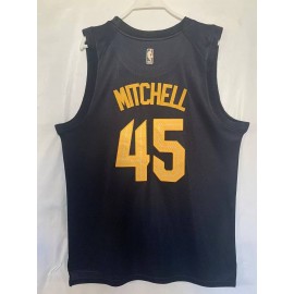 Camiseta Donovan Mitchell #45 Cleveland Cavaliers 2023 Negro Camiseta Donovan Mitchell #45 Cleveland Cavaliers 2023 Negro
