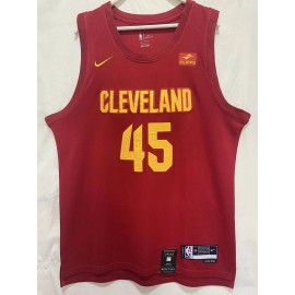 Camiseta Donovan Mitchell #45 Cleveland Cavaliers 2023 Rojo