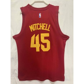 Camiseta Donovan Mitchell #45 Cleveland Cavaliers 2023 Rojo Camiseta Donovan Mitchell #45 Cleveland Cavaliers 2023 Rojo