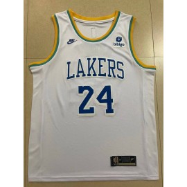 Camiseta Kobe Bryant #24 Los Angeles Lakers Blanco
