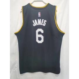 Camiseta LeBron James #6 Los Angeles Lakers Edición Glory Negro Camiseta LeBron James #6 Los Angeles Lakers Edición Glory Negro
