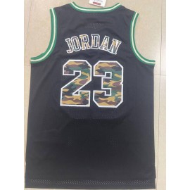 Camiseta Michael Jordan #23 Chicago Bulls Negro/Verde Classic Edition Camiseta Michael Jordan #23 Chicago Bulls Negro/Verde Classic Edition