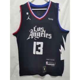 Camiseta Paul George #13 Los Angeles Clippers 22/23 Negro