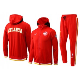 Chandal Atlanta Hawks Con Capucha 22/23 Rojo