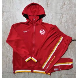 Chandal Atlanta Hawks Con Capucha 22/23 Rojo Chandal Atlanta Hawks Con Capucha 22/23 Rojo