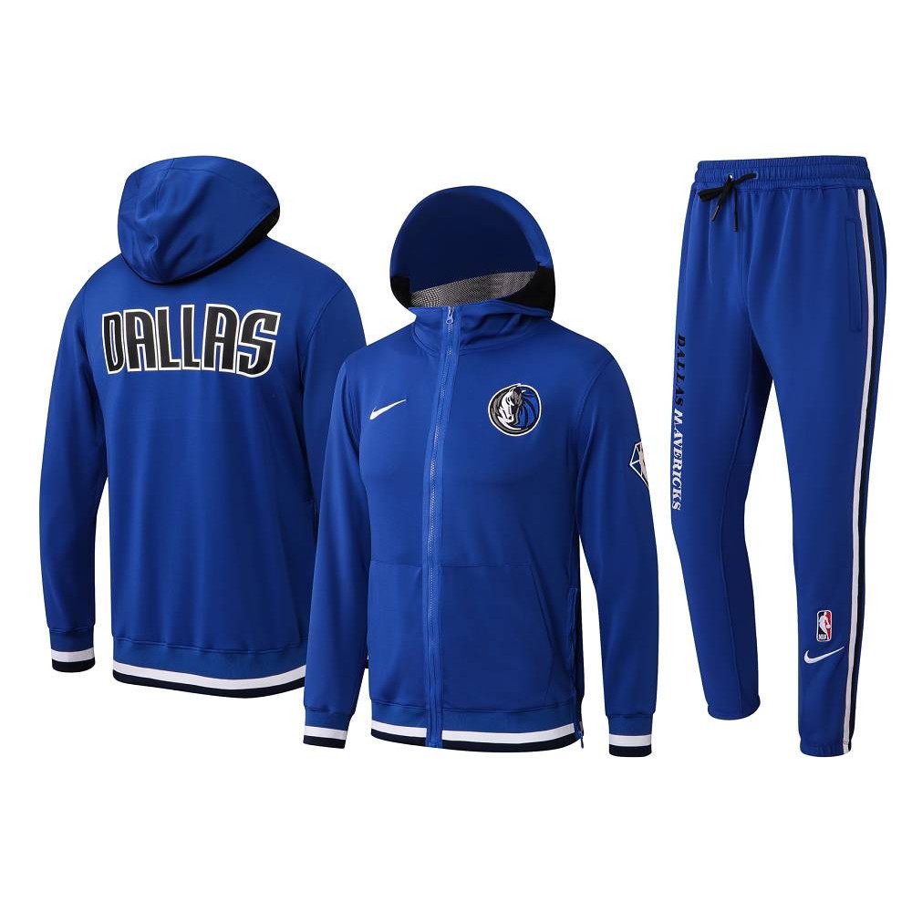 Chandal Dallas Mavericks Con Capucha 22/23 Azul