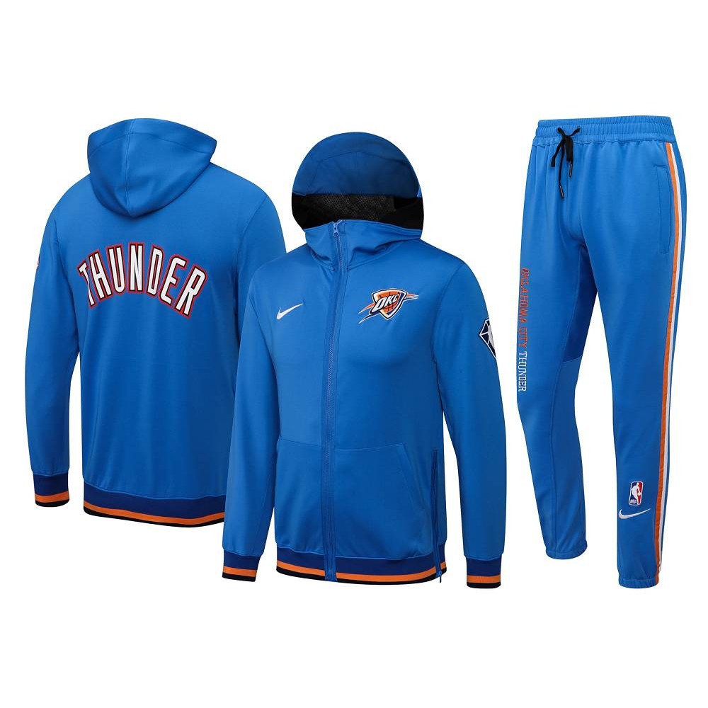 Chandal Oklahoma City Thunder Con Capucha 22/23 Azul Chandal Oklahoma City Thunder Con Capucha 22/23 Azul