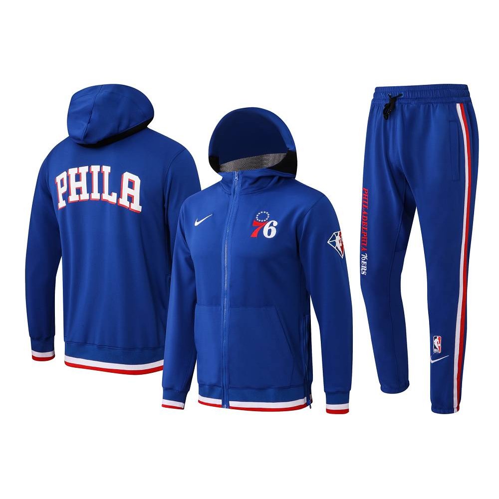 Chandal Philadelphia 76ers Con Capucha 22/23 Azul