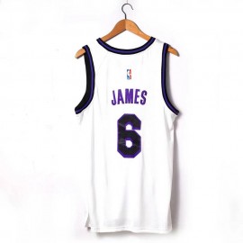 Camiseta Lebron James #6 Los Angeles Lakers 2023 Blanco Camiseta Lebron James #6 Los Angeles Lakers 2023 Blanco