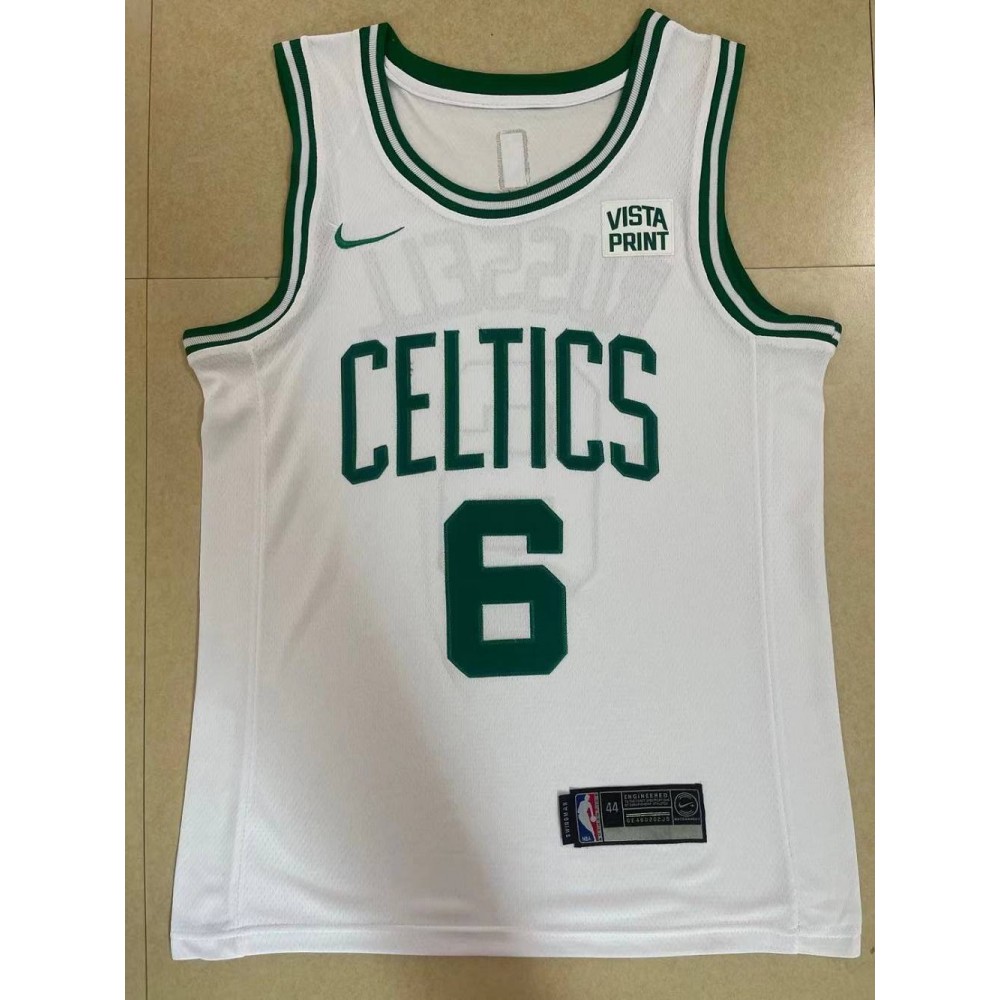 Camiseta D'Angelo Russell #6 Boston Celtics Blanco Camiseta D'Angelo Russell #6 Boston Celtics Blanco