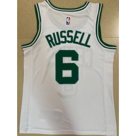 Camiseta D'Angelo Russell #6 Boston Celtics Blanco Camiseta D'Angelo Russell #6 Boston Celtics Blanco