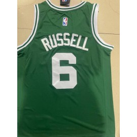 Camiseta D'Angelo Russell #6 Boston Celtics Verde Camiseta D'Angelo Russell #6 Boston Celtics Verde