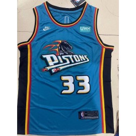 Camiseta Grant Hill #33 Detroit Pistons Verde