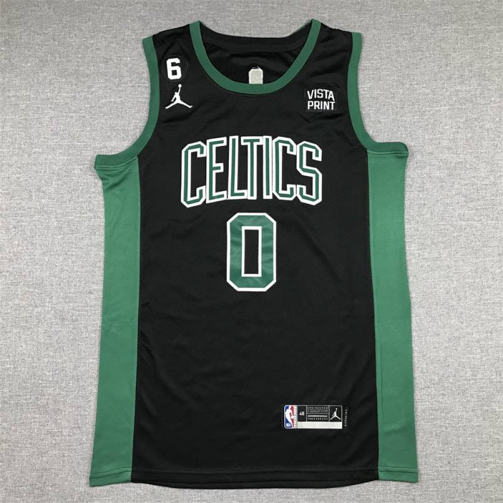 Camiseta Jayson Tatum #0 Boston Celtics 2023 Negro Camiseta Jayson Tatum #0 Boston Celtics 2023 Negro
