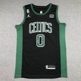 Camiseta Jayson Tatum #0 Boston Celtics 2023 Negro