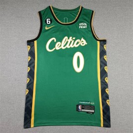 Camiseta Jayson Tatum #0 Boston Celtics 2023 Verde City Edition