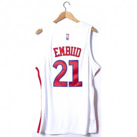 Camiseta Joel Embiid #21 Philadelphia 76ers 2023 Blanco City Edition Camiseta Joel Embiid #21 Philadelphia 76ers 2023 Blanco City Edition