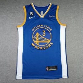 Camiseta Jordan Poole #3 Golden State Warriors 2023 Azul