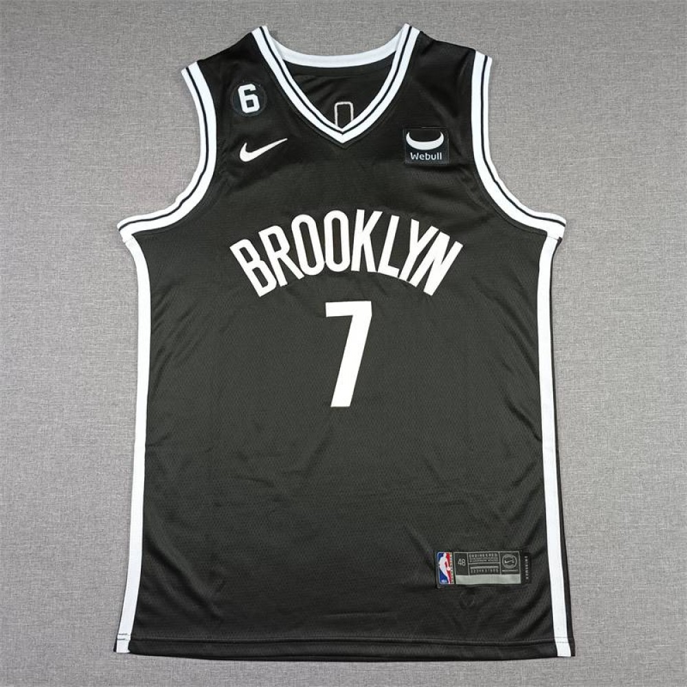Camiseta Kevin Durant #7 Brooklyn Nets 2023 Negro Camiseta Kevin Durant #7 Brooklyn Nets 2023 Negro