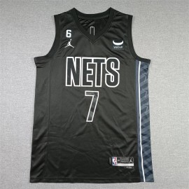 Camiseta Kevin Durant #7 Brooklyn Nets Negro Statement Edition