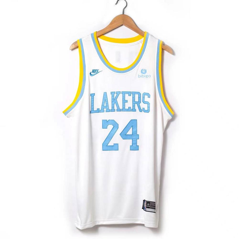 Camiseta Kobe Bryant #24 Los Angeles Lakers 2023 Blanco Classic Edition