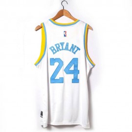 Camiseta Kobe Bryant #24 Los Angeles Lakers 2023 Blanco Classic Edition