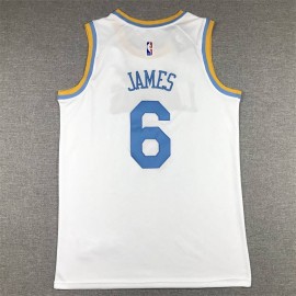 Camiseta Lebron James #6 Los Angeles Lakers 2023 Blanco Icon Edition Camiseta Lebron James #6 Los Angeles Lakers 2023 Blanco Icon Edition