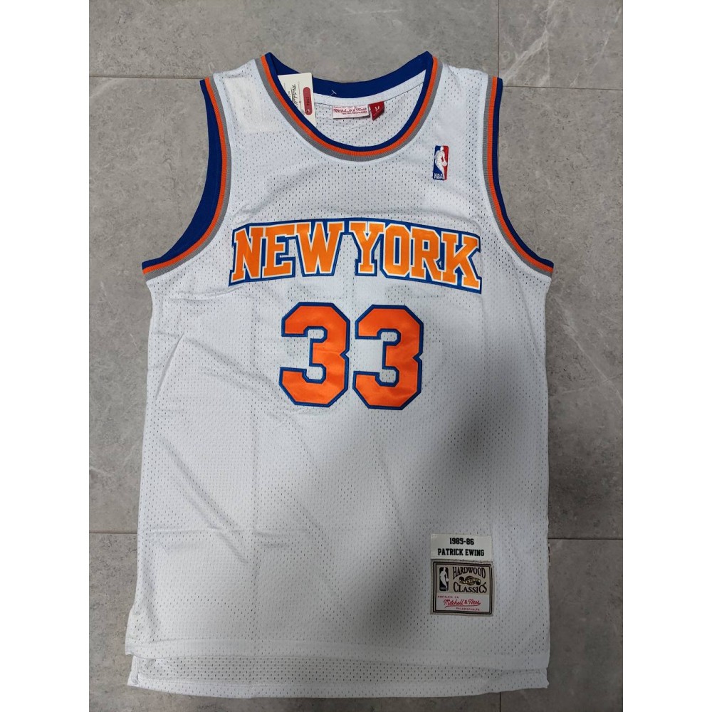 Camiseta Patrick Ewing #33 New York Knicks Classic Edition Blanco