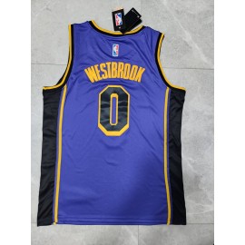 Camiseta Russell Westbrook #0 Los Angeles Lakers 22/23 Púrpura Camiseta Russell Westbrook #0 Los Angeles Lakers 22/23 Púrpura