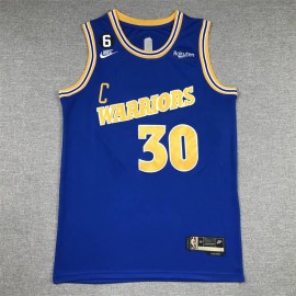 Camiseta Stephen Curry #30 Golden State Warriors 2023 Azul Icon Edition