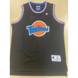 Camiseta Tyrone Bogues #1 TuneSquad Negro Classic Edition Niño