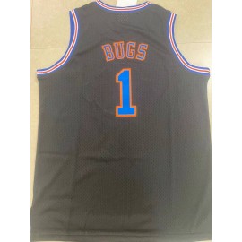 Camiseta Tyrone Bogues #1 TuneSquad Negro Classic Edition Niño Camiseta Tyrone Bogues #1 TuneSquad Negro Classic Edition Niño