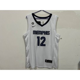 Camiseta Ja Morant #12 Memphis Grizzlies 22/23 Blanco
