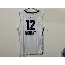 Camiseta Ja Morant #12 Memphis Grizzlies 22/23 Blanco Camiseta Ja Morant #12 Memphis Grizzlies 22/23 Blanco