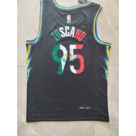 Camiseta Juan Toscano-Anderson #95 Golden State Warriors Edicion 75 Aniversario Negro Fan Edition Camiseta Juan Toscano-Anderson #95 Golden State Warriors Edicion 75 Aniversario Negro Fan Edition