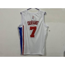 Camiseta Kevin Durant #7 Brooklyn Nets 22/23 Blanco Camiseta Kevin Durant #7 Brooklyn Nets 22/23 Blanco