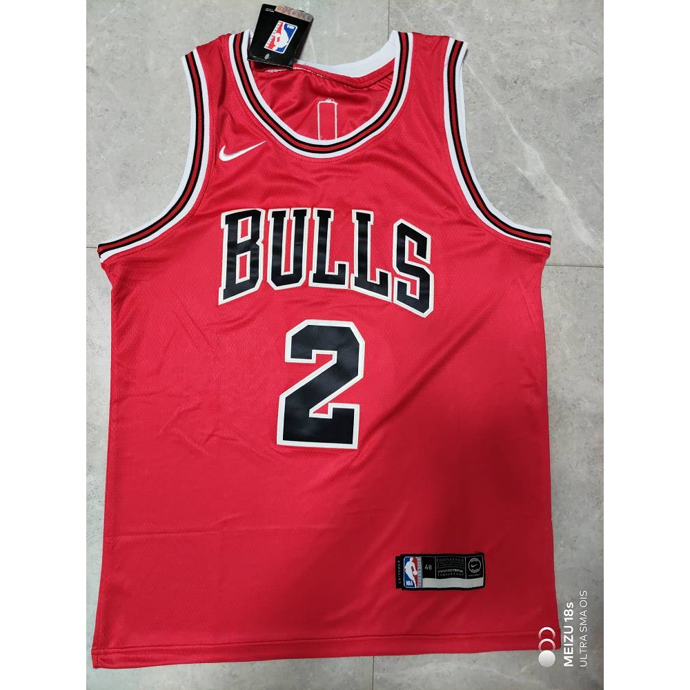 Camiseta Lonzo Ball #2 Chicago Bulls Rojo Fan Edition Camiseta Lonzo Ball #2 Chicago Bulls Rojo Fan Edition