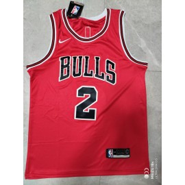Camiseta Lonzo Ball #2 Chicago Bulls Rojo Fan Edition