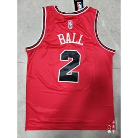 Camiseta Lonzo Ball #2 Chicago Bulls Rojo Fan Edition Camiseta Lonzo Ball #2 Chicago Bulls Rojo Fan Edition