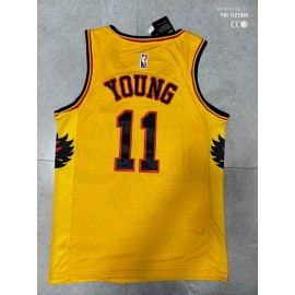 Camiseta Trae Young #11 Atlanta Hawks 2022 Amarillo City Edition Camiseta Trae Young #11 Atlanta Hawks 2022 Amarillo City Edition