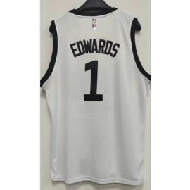 Camiseta Anthony Edwards #1 Minnesota Timberwolves 2023 Blanco City Edition Camiseta Anthony Edwards #1 Minnesota Timberwolves 2023 Blanco City Edition