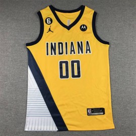 Camiseta Bennedict Mathurin #00 Indiana Pacers Amarillo