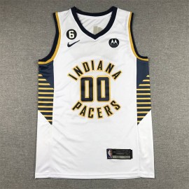 Camiseta Bennedict Mathurin #00 Indiana Pacers Blanco