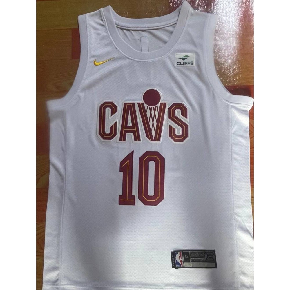 Camiseta Darius Garland #10 Cleveland Cavaliers 2023 Blanco Camiseta Darius Garland #10 Cleveland Cavaliers 2023 Blanco