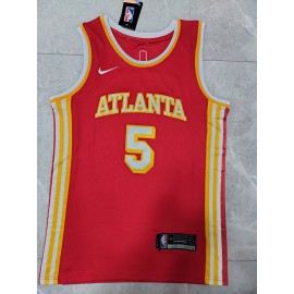  Camiseta Dejounte Murray #5 Atlanta Hawks 22/23 Rojo