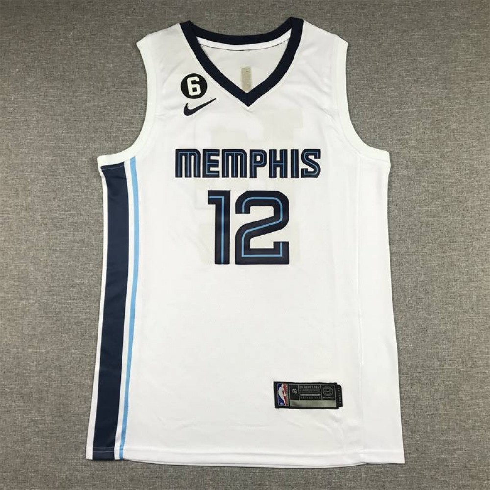 Camiseta Ja Morant #12 Memphis Grizzlies 2023 Blanco Camiseta Ja Morant #12 Memphis Grizzlies 2023 Blanco