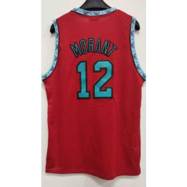 Camiseta Ja Morant #12 Memphis Grizzlies Rojo Mitchellness Camiseta Ja Morant #12 Memphis Grizzlies Rojo Mitchellness